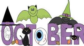 Month of October Halloween Clip Art - Month of October ...